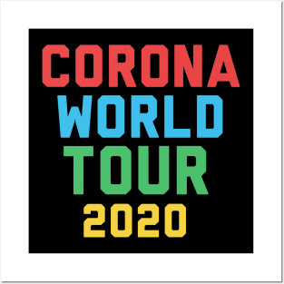 Coronavirus World Tour 2020 Posters and Art